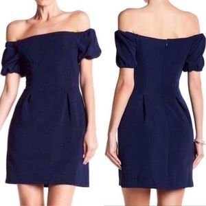 50% Off Sale! LEYDEN • NWT Navy Ribbed Dress Sz M